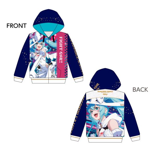 雪ミク　2021 フルグラフィックプルオーバーパーカー　XL グッズ]SNOW MIKU 2021 フルグラフィックプルオーバーパーカー