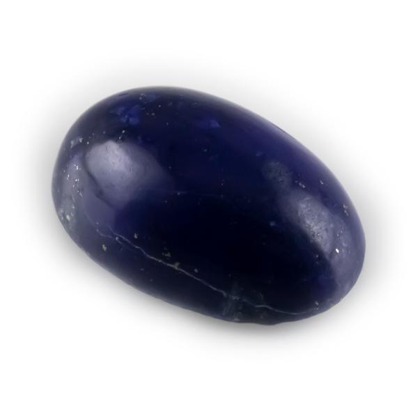 ラピスラズリ ルース 天然石 カボションカット 14×9mm 5.670ct 宝石質 穴なし 裸石 瑠璃 12月誕生石 パワーストーン アクセサリーパーツ ハンドメイド (10-11)