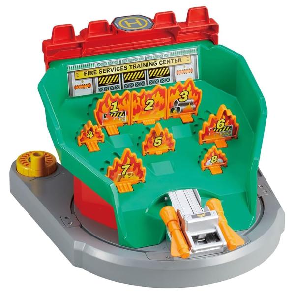 タカラトミー(TAKARA TOMY) トミカ ぐるっとチェンジ!サウンド消火訓練所 ミニカー おもちゃ 3歳以上