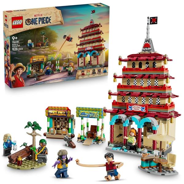 レゴ(LEGO) ワンピース アーロンパークの戦い ルフィ ウソップ ナミ アーロン チュウ 五重塔 手配書 ONE PIECE 75638