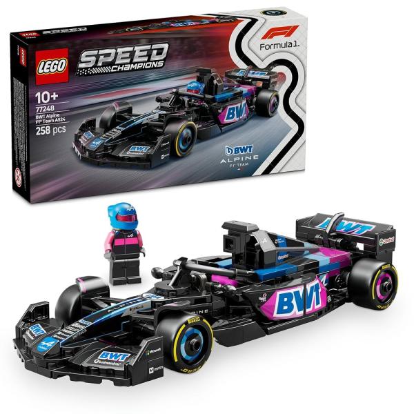 レゴ(LEGO) スピードチャンピオン BWT Alpine F1 Team A524 レースカー 77248 おもちゃ 男の子 女の子