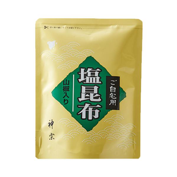 ご自宅用塩昆布は「道南産天然真昆布」、「道北産天然利尻昆布、「道南産促成（養殖）真昆布」をブレンドしてお作りした塩昆布で、道南産天然真昆布の肉厚な部分だけを使用した塩昆布や、その端を使用した塩昆布とは異なります。種類の違う昆布を使用しご提供...