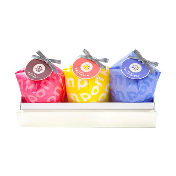 内容：ポンポンココ　3個人気味3個のセットとなります。賞味期限：発送日より20日程度※代理購入となります。ご了承ください。※季節によって内容が変化致します。味にご要望がある際は要望欄に記載いただければ出来る限り対応致します。※クール便は選択...