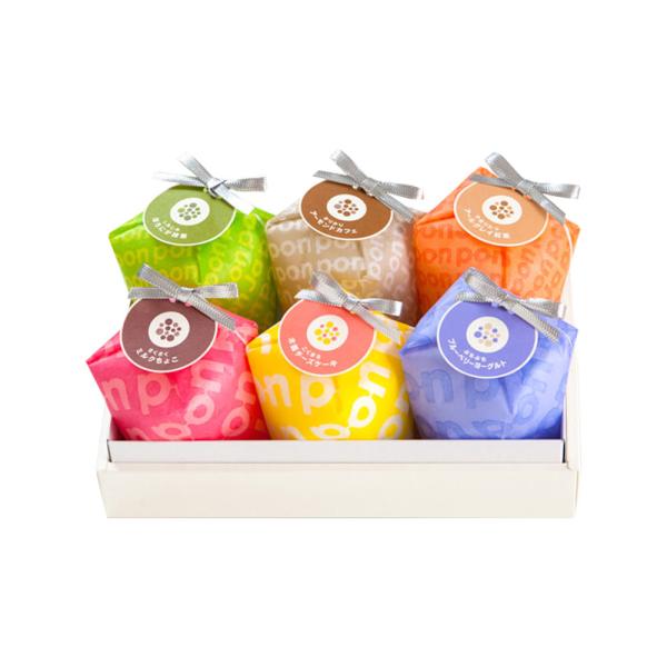 内容：ポンポンココ　6個人気味6個のセットとなります。賞味期限：発送日より20日程度※代理購入となります。ご了承ください。※季節によって内容が変化致します。味にご要望がある際は要望欄に記載いただければ出来る限り対応致します。※クール便は選択...