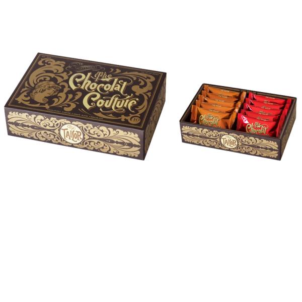 [Release date: May 10, 2021]風味豊かな2種類のソースをミルクチョコレートでコーティングし、しっとりと焼き上げたココアクッキーでサンドした、贅沢な味わいのショコラサンドです。 濃厚なヘーゼルナッツクリームと、爽やか...