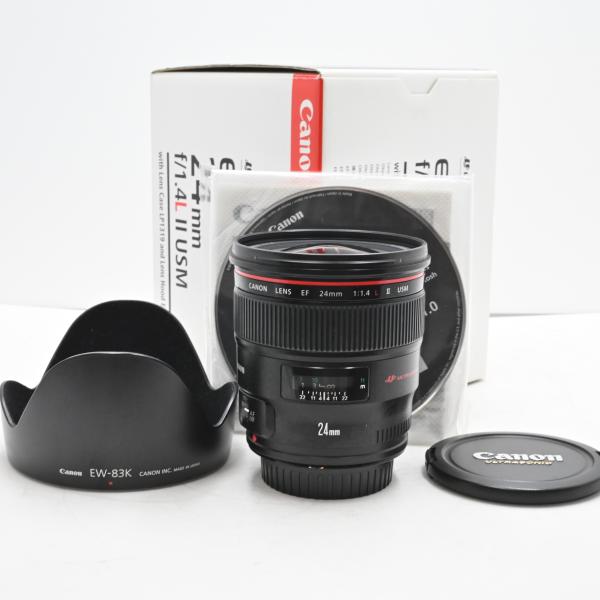 極上品Canon 単焦点広角レンズ EF24mm F1.4L II USM : グッチーカメラ 