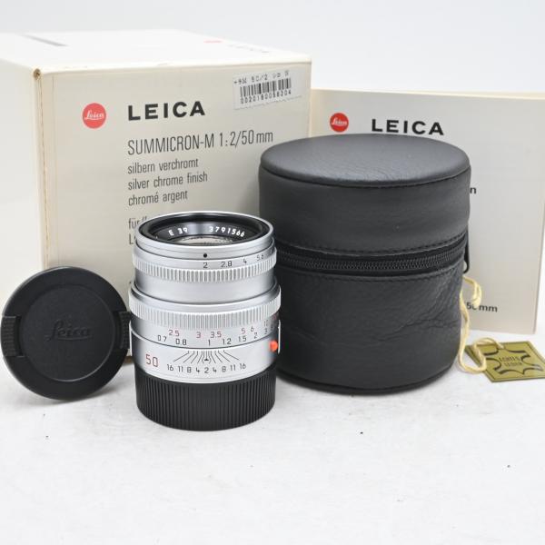 特上品Leica ズミクロンM 50mm F2 フード内蔵 シルバー : グッチー