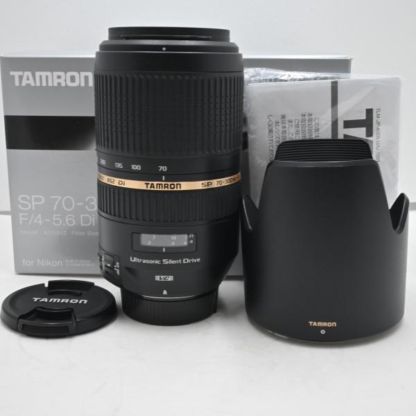 極上品TAMRON 望遠ズームレンズ SP 70-300mm F4-5.6 Di VC USD ニコン