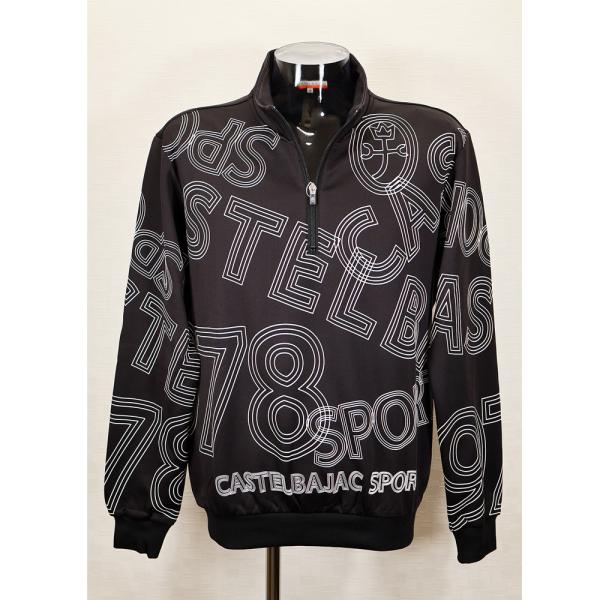 CASTELBAJAC カステルバジャック ジップアップ ブルゾン ブラック 3 CASTELBAJAC カステルバジャック ジップアップ ブルゾン