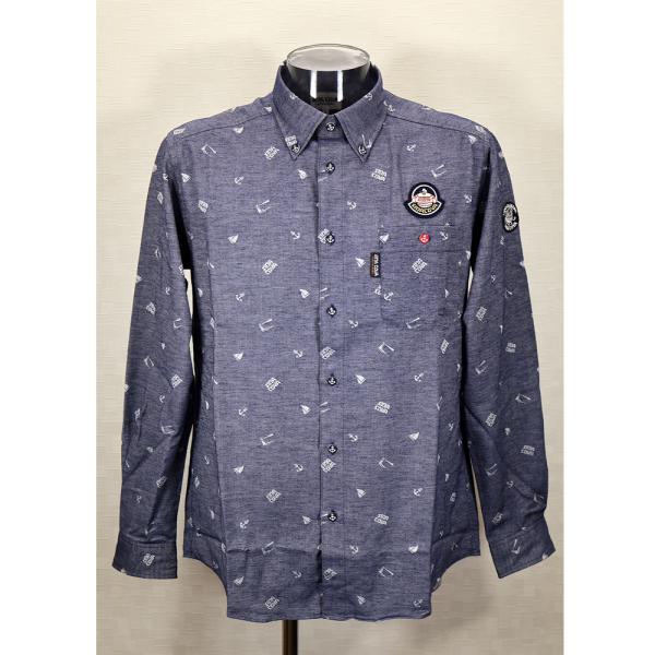 シナコバ   秋冬 【*001*】【ebee】３０%OFF・長袖ボタンダウンシャツ＜Mサイズ・Lサイズ・LLサイズ＞-ee051