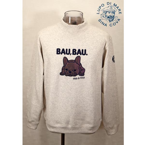 ★２０２５ 秋冬  シナコバ【*001*】３０%OFF・ハイネックプルオーバー暖かい裏起毛（BAU,BAU.）＜Mサイズ・Lサイズ・LLサイズ＞-eg96