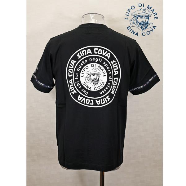 ★シナコバ【*001*】＜40％OFF【gs1】SINA COVA & Guest-One コラボTシャツ　限定品＞春夏半袖Tシャツ＜Mサイズ・Lサイズ・LLサイズ＞黒-kg419