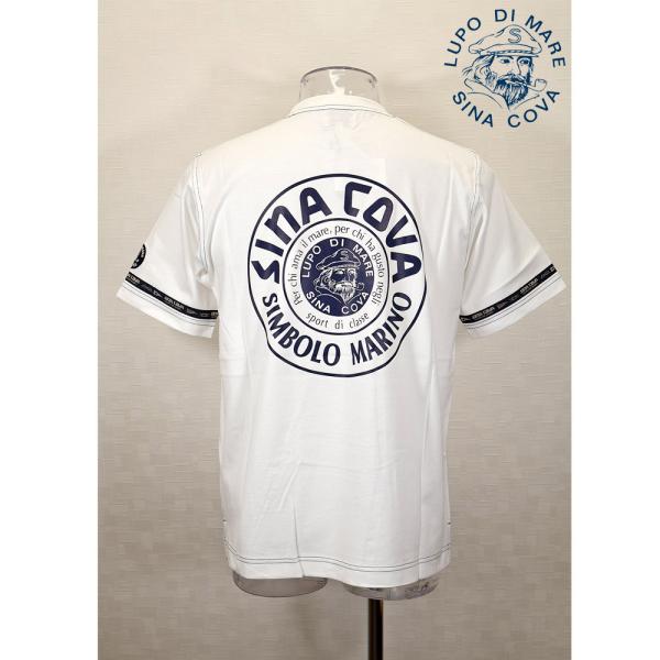 ★シナコバ【*001*】＜４０％OFF・SINA COVA & Guest-One コラボTシャツ　限定品＞春夏半袖Tシャツ＜Mサイズ・Lサイズ・LLサイズ＞白-kg433