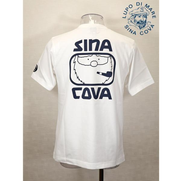 ★シナコバ【*001*】＜２５％ＯＦＦ・SINA COVA & Guest-One コラボＴシャツ　限定品＞春夏半袖Ｔシャツ＜M・L・LLサイズ＞ホワイト-kg526