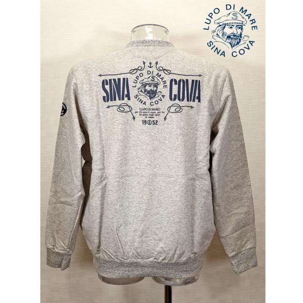 ★シナコバ＜４０％OFF・SINA COVA & Guest-One コラボ　限定品＞秋冬トレーナー＜Mサイズ・Ｌサイズ・ＬＬサイズ＞モクグレー-kt157