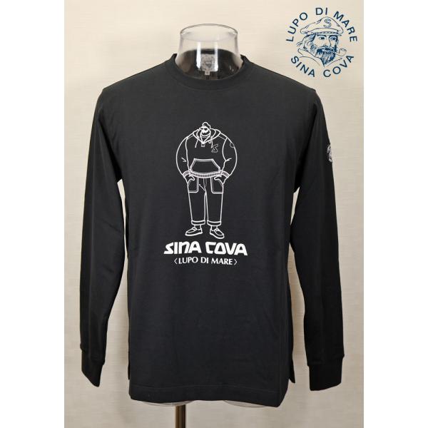 ★シナコバ【*001*】＜2０％ＯＦＦ・SINA COVA & Guest-One コラボＴシャツ　限定品＞秋冬長袖Ｔシャツ＜M・L・LL・サイズ＞kt362