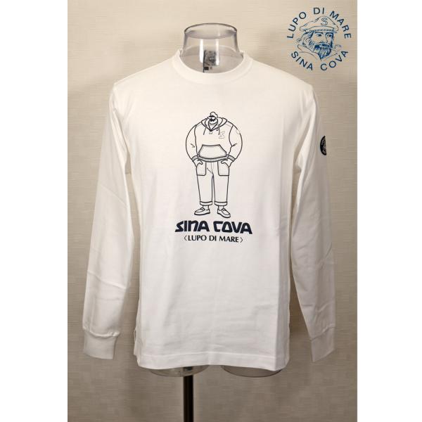 ★シナコバ【*001*】＜2０％ＯＦＦ・SINA COVA & Guest-One コラボＴシャツ　限定品＞秋冬長袖Ｔシャツ＜M・L・LL・サイズ＞kt366