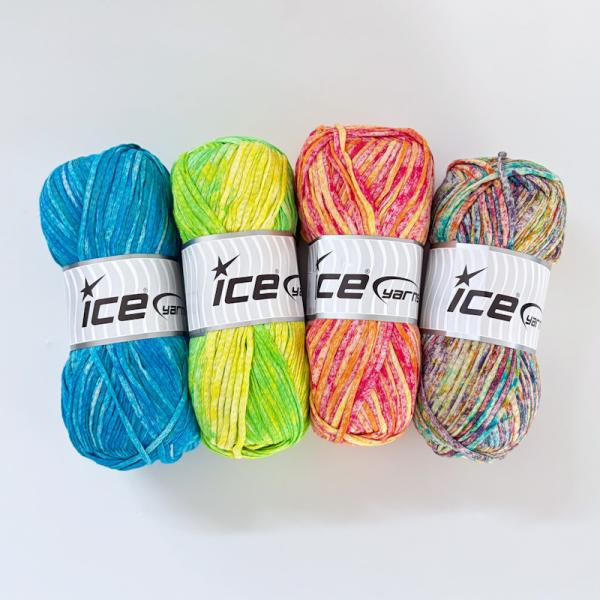 ICE Yarns コットンスプラッシュ毛糸 100g