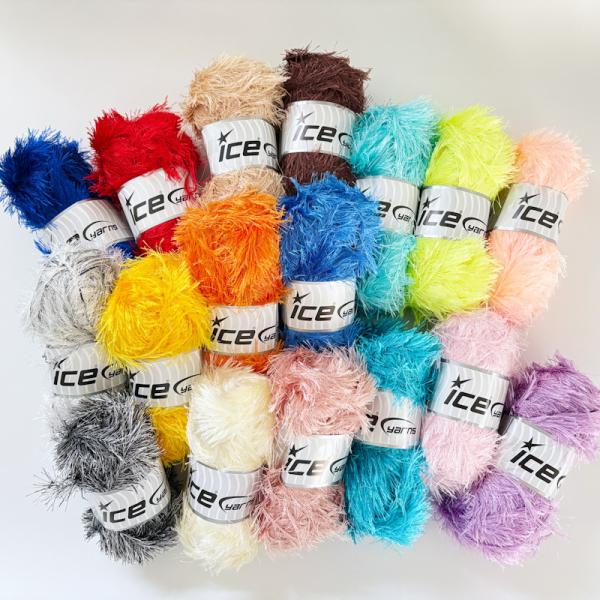 ICE Yarns アイラッシュ100ｇ 毛糸