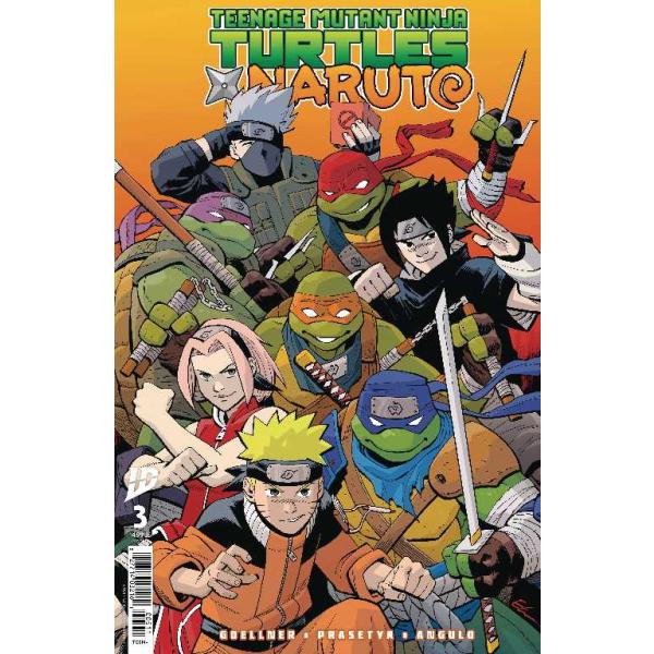 タートルズ NARUTO アメコミリーフ 全編英語/リーフ】TEENAGE MUTANT NINJA TURTLES X NARUTO #1