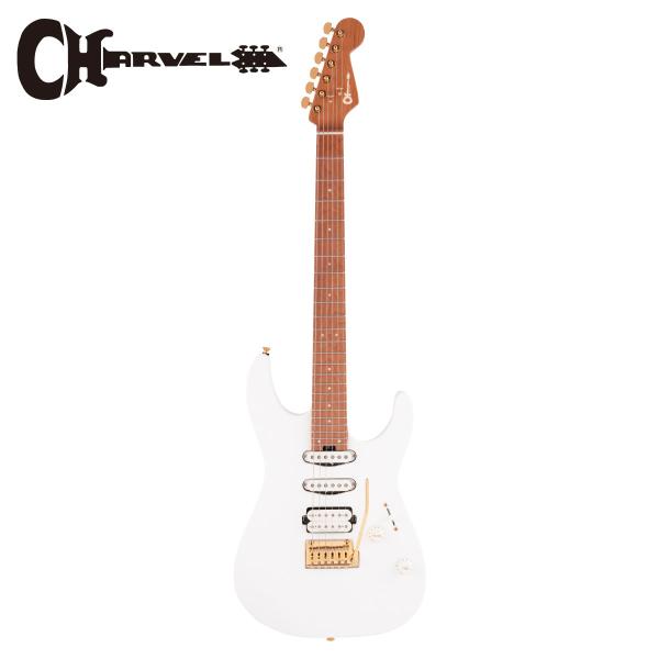 Charvel Pro-Mod DK24 HSS 2PT CM -Snow White-sGLM^[t