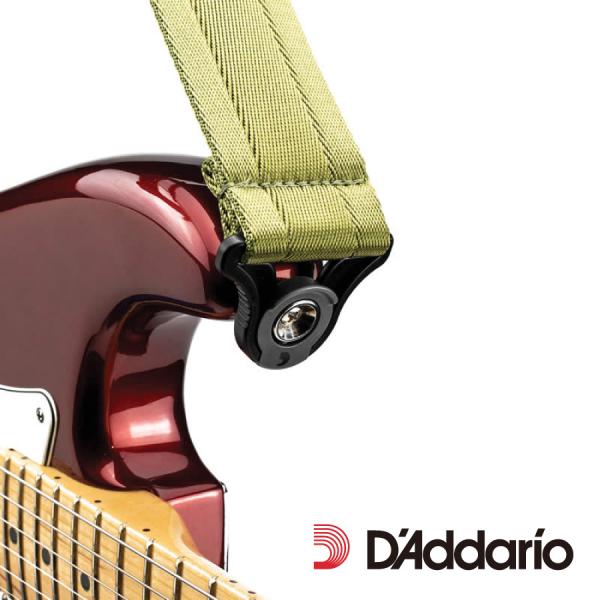 Planet Waves by D'Addario Auto Lock Guitar Strap -Moss- �� �M�^�[�X�g���b�v