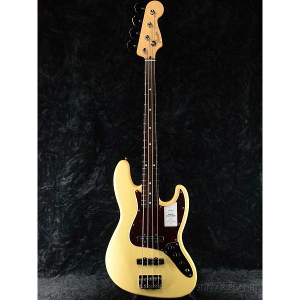 Fender Made in Japan Junior Collection Jazz Bass  - Satin Vintage White / Rosewood -�s�x�[�X�t