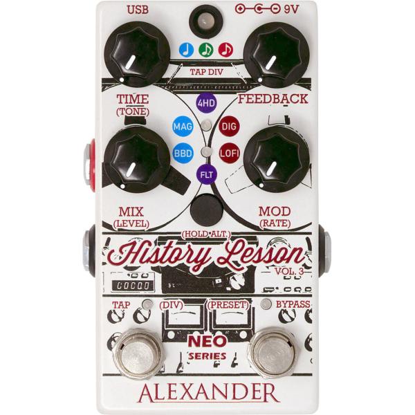 Alexander Pedals History Lesson Volume 3【エコー/ディレイ】《エフェクター》