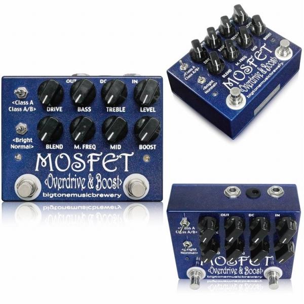 ギター MOSFET Overdrive & Boost BigToneMusicBrewery MOSFET Overdrive & Boost オーバードライブ