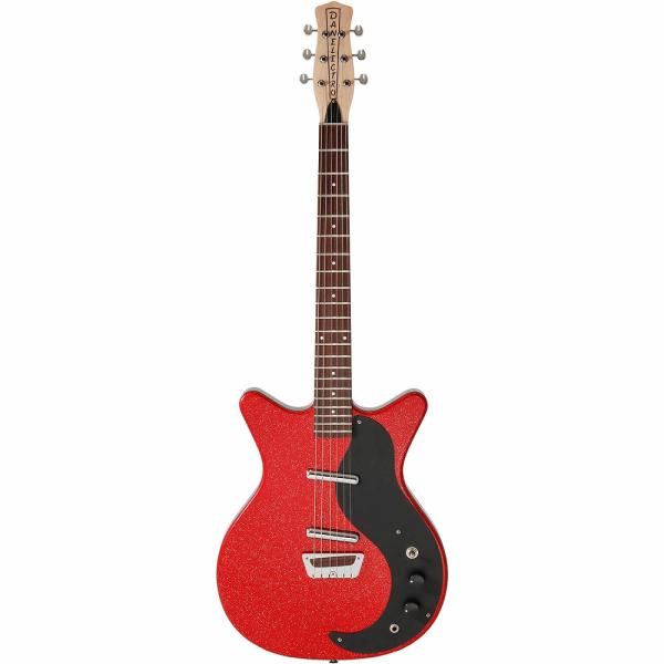 Danelectro GLITTER 59 -Red / Silver- 新品《エレキギター》