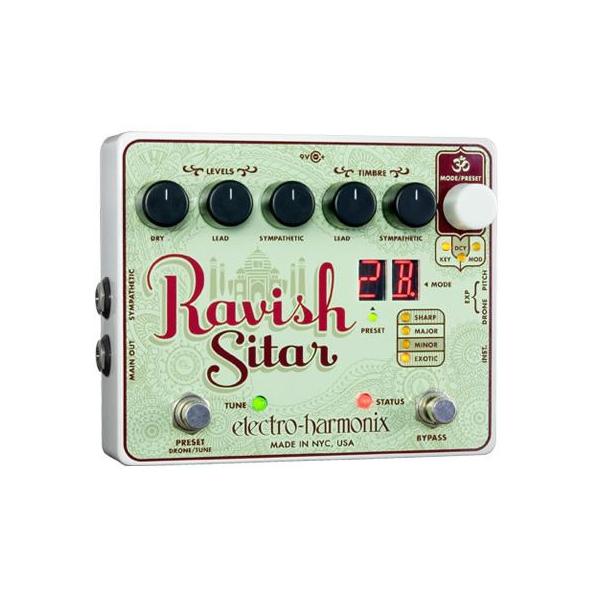 Electro-Harmonix Ravish Sitar ギターエフェクター Amazon.com: Electro-Harmonix Ravish Sitar Emulator Pedal