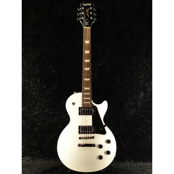 送料無料！Epiphone Les Paul studio ホワイト Epiphone Les Paul Studio Electric Guitar - Alpine White