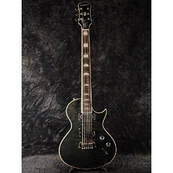 Epiphone Nighthawk Custom Quilt Trans Black《エレキギター