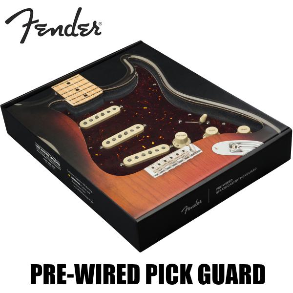 Fender Pre-Wired Strat Pickguard Custom Shop Custom '69 SSS -Tortoise Shell / 11 Hole PG-�� ���v���C�X�����g�p�[�c