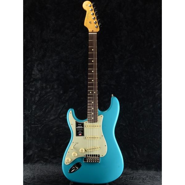 Fender USA American Professional II Stratocaster Left-Hand -Miami Blue / Rosewood-sGLM^[t