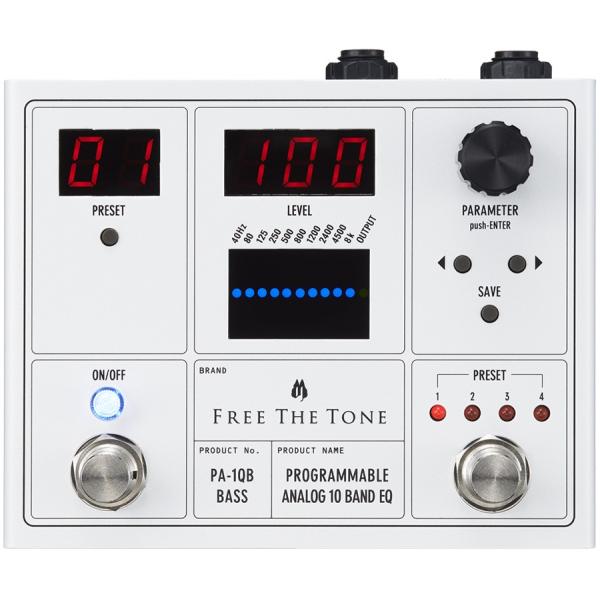 【期間限定特典付き!!】Free The Tone PROGRAMMABLE ANALOG 10 BAND EQ PA-1QB デジタルイコライザー 《エフェクター》