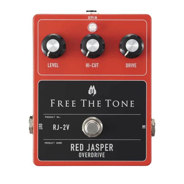ギター OVERDRIVE RED JASPER / RJ-V2 Free The Tone RED JASPER / RJ-2V【オーバードライブ】《エフェクター