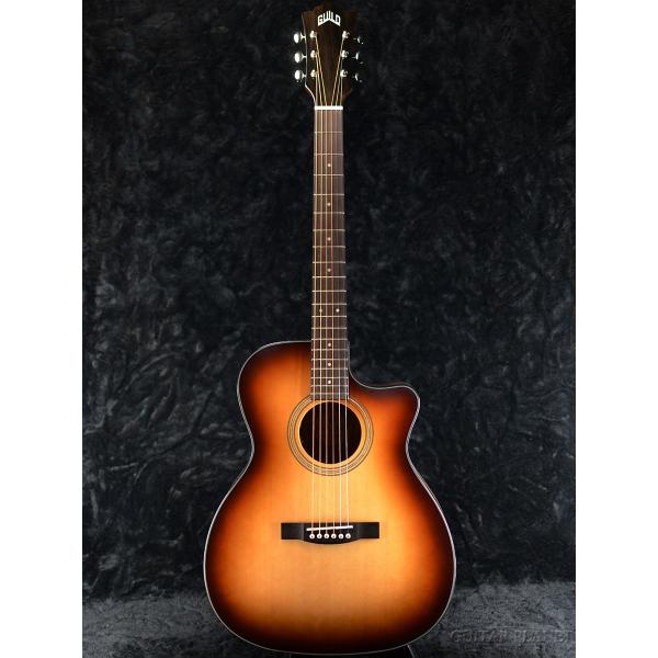 GUILD エレアコギター OM-260CE Deluxe Burl ギルド アコースティックギターピックアップ付き OM-260CE DELUXE BURL GUILD