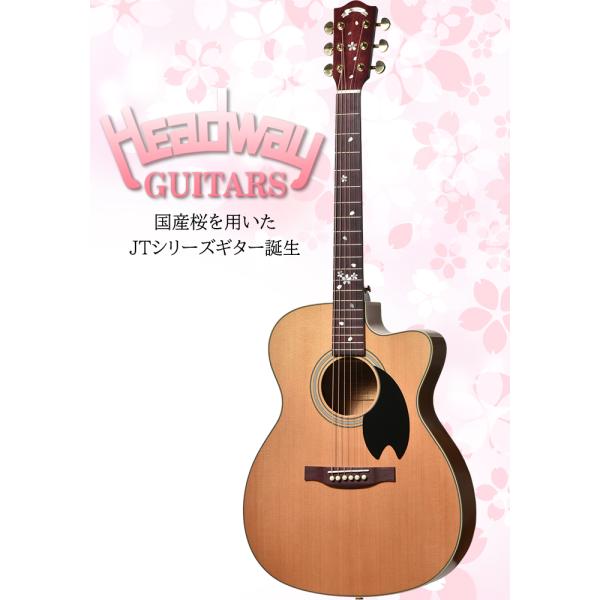 Headway HOC-SAKURA/JS 桜 アコギ エレアコ　ほぼ未使用 HEADWAY ヘッドウェイ Japan Tune-up Series HOC-SAKURA/JS SBL