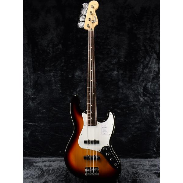 Fender Made In Japan Hybrid II Jazz Bass -3-Color Sunburst / Rosewood-sx[Xt