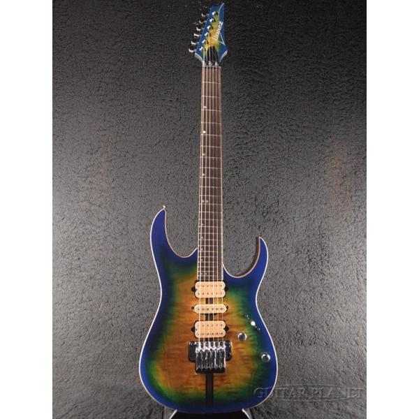 IBANEZ　RG6PFGMLTD　Premiumシリーズ　ハードケース付き Ibanez RG Premium RG6PFGMLTD GBB Geyser Blue Burst Electric