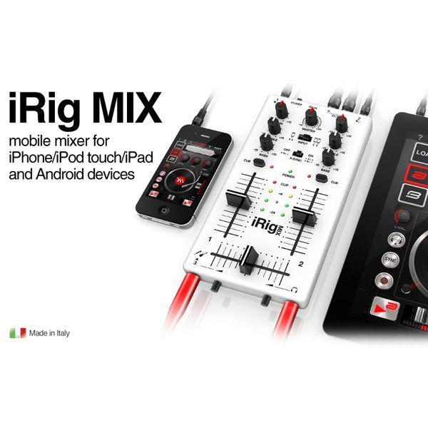 IK Multimedia iRig MIX iOS/Android用モバイルDJミキサー : ギター