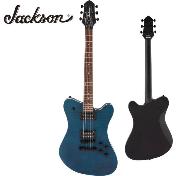 Jackson X Series Signature Mark Morton Dominion DX2FM -Transparent Blue-sGLM^[t