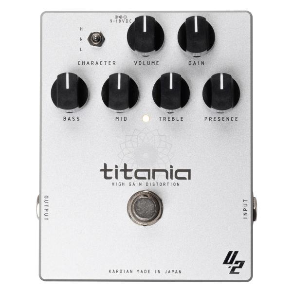 kardian Titania v2 ギターエフェクター KarDiaN titania V2 《ハイゲインディストーション