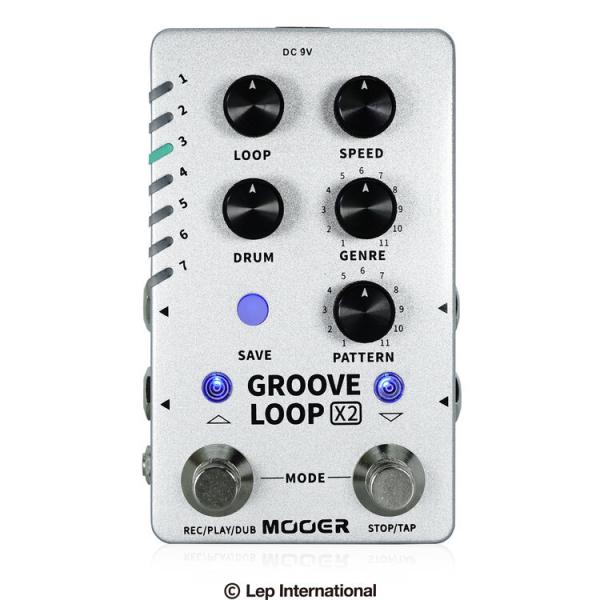 MOOER Groove Loop ギターエフェクター MOOER GROOVE LOOP X2【ドラムマシン/ルーパー】《エフェクター