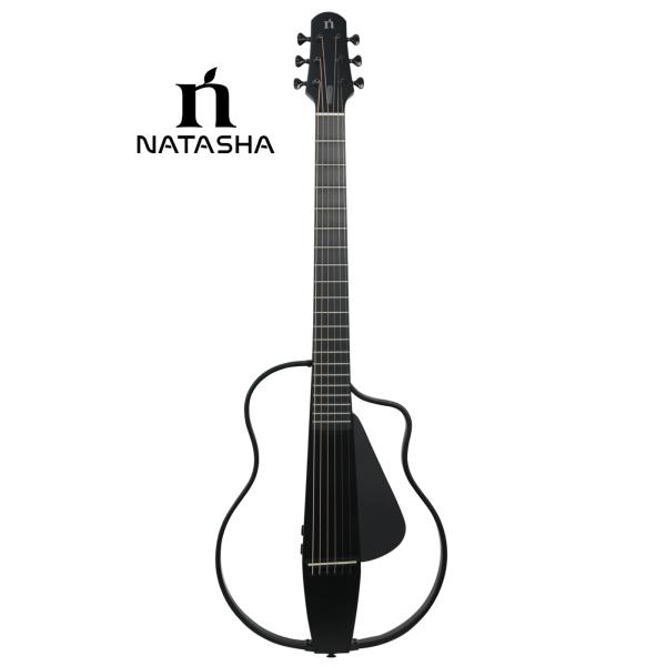 Natasha NBSG Steel Smart Guitar Black《エレアコ/アコギ》