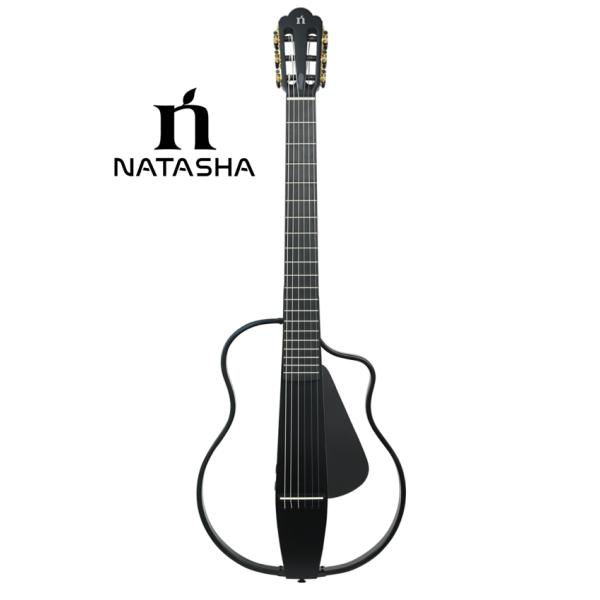 Natasha NBSG Nylon Smart Guitar Black 新品《エレガット》