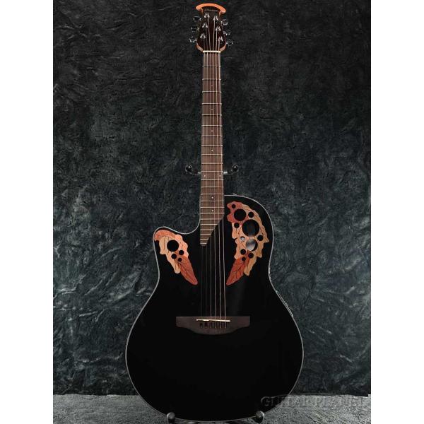 エレクトリックアコースティックギター 黒 OVATION CE44L-5 左用 Ovation Celebrity CE44L-5-G Black エレアコギター 左利き用 レフティ