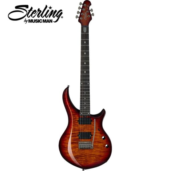 Sterling by MusicMan / MAJ200XFM -Blood Orange Burst