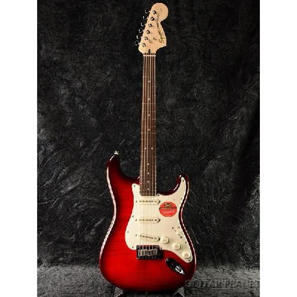 Squier Stratocaster Standard エレキギター Fender Squier Standard Stratocaster FMT CRT トランスレッド